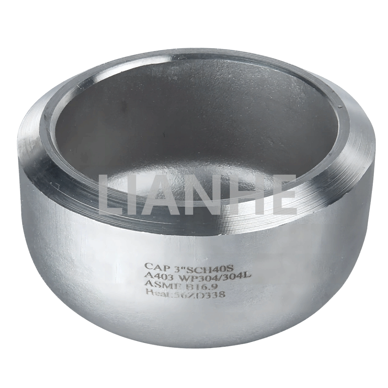 Corrosion-Resistant Stainless Steel BW Cap for Pipe End Sealing