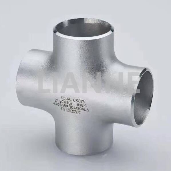 High-Pressure Stainless Steel BW Cross for Industrial Pipelines