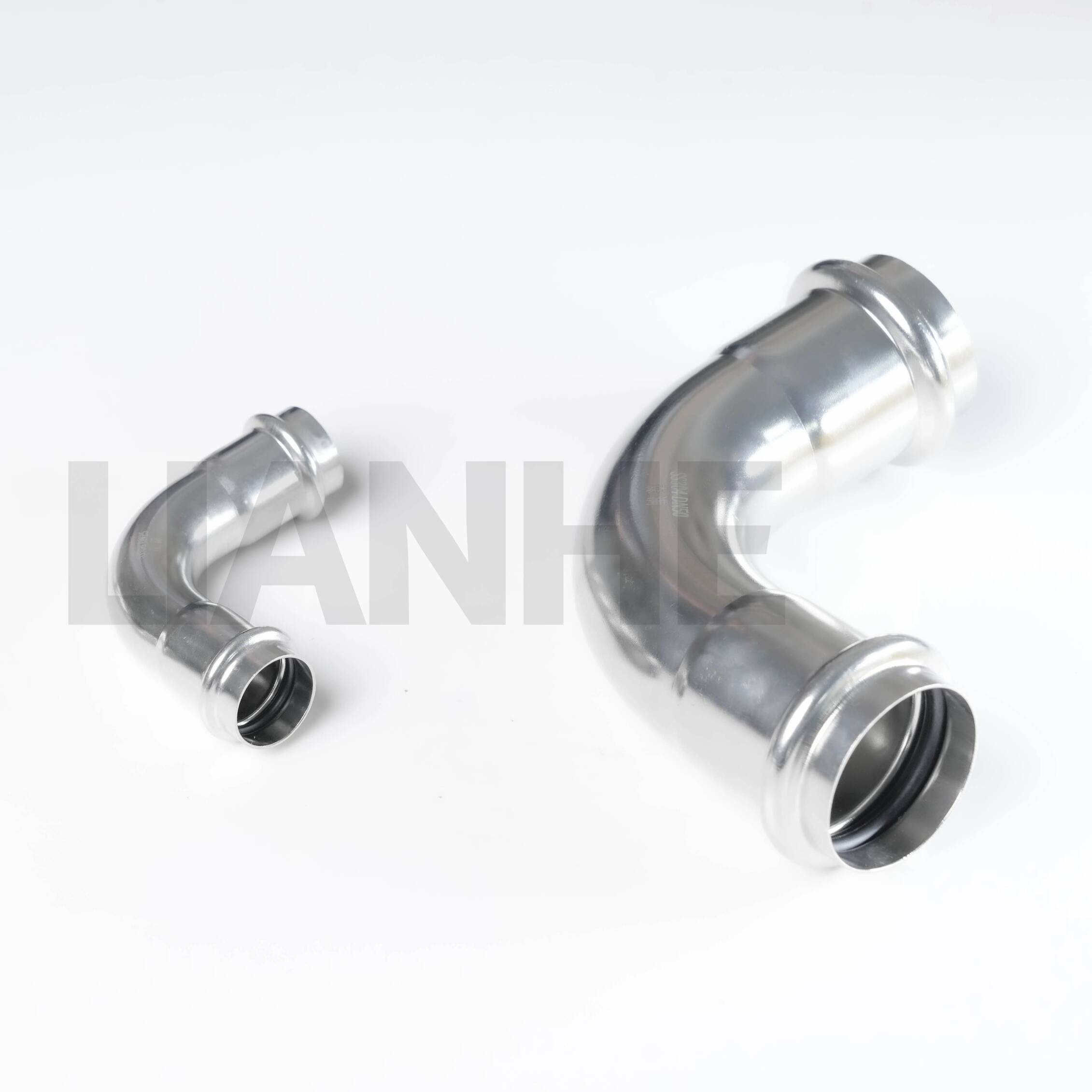 Stainless Steel Press 90DEG Elbow S Type