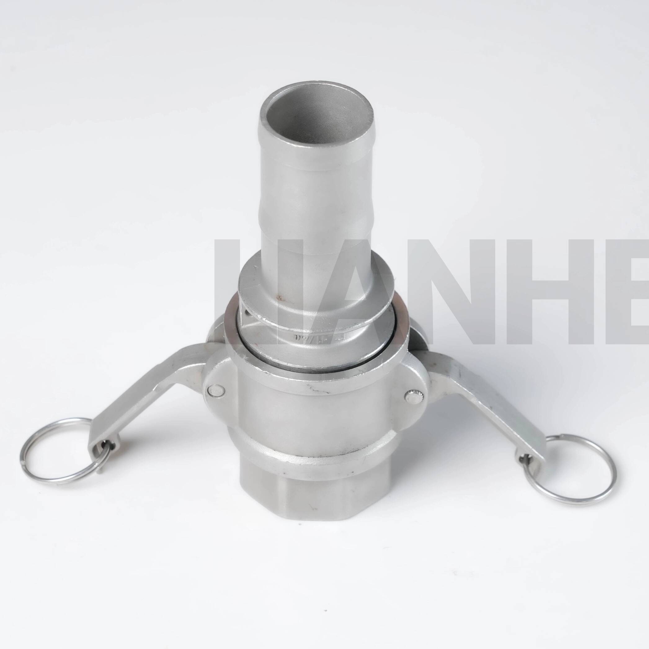 Hygienic Stainless Steel C-Type Quick Coupler for Tube Systems