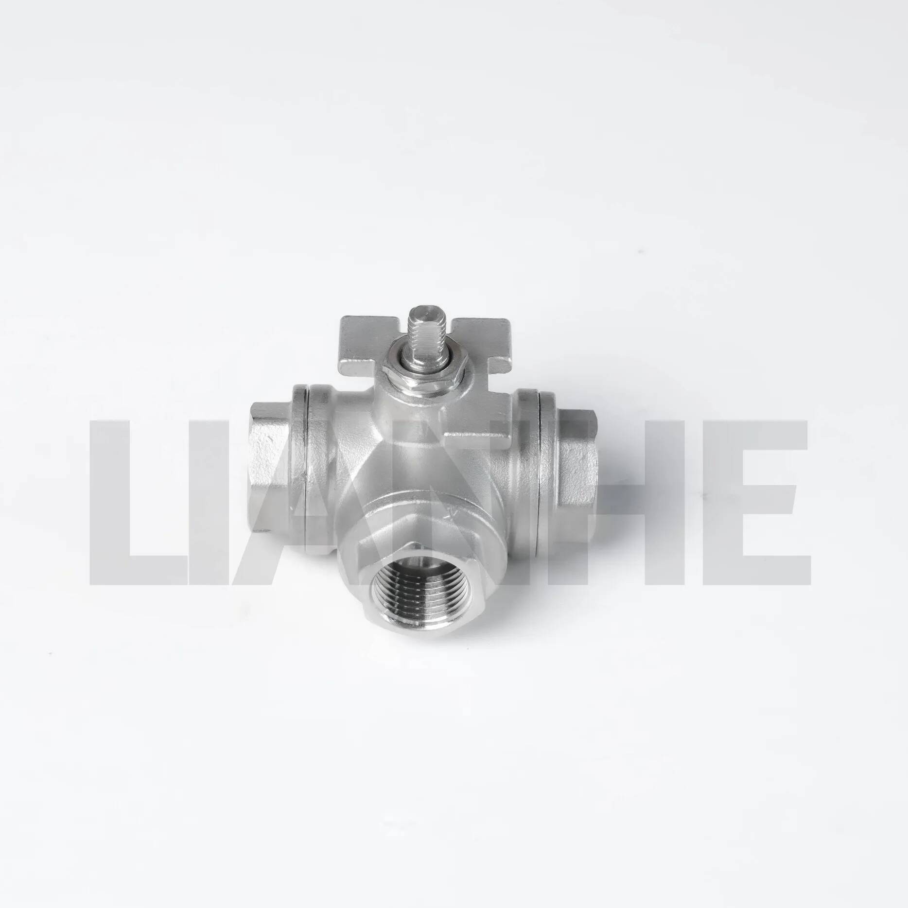 Reliable Stainless Steel T-Type Thread Ball Valve for Multi-Path Systems