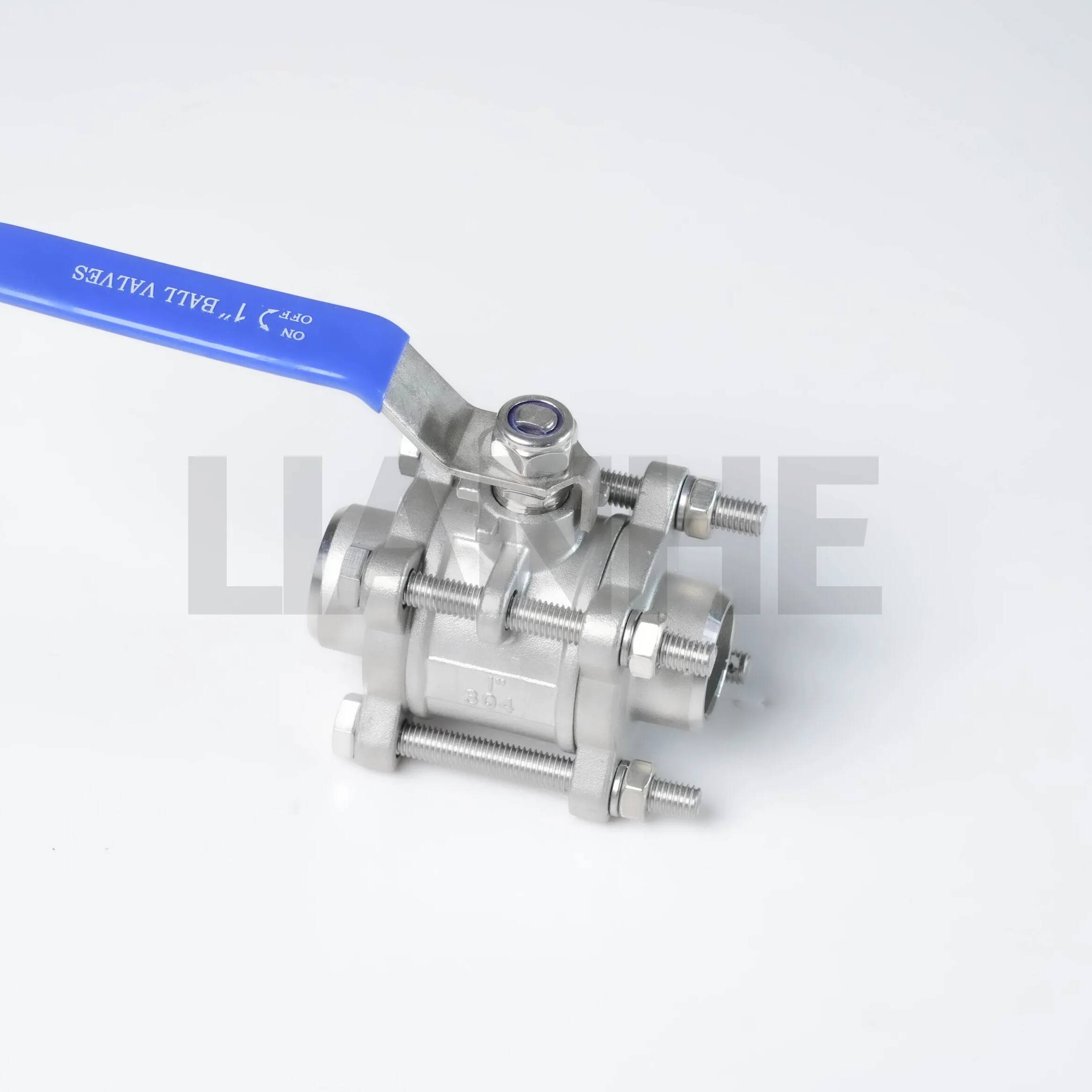 Industrial-Grade 3-Piece Weld Ball Valve for High-Pressure Systems