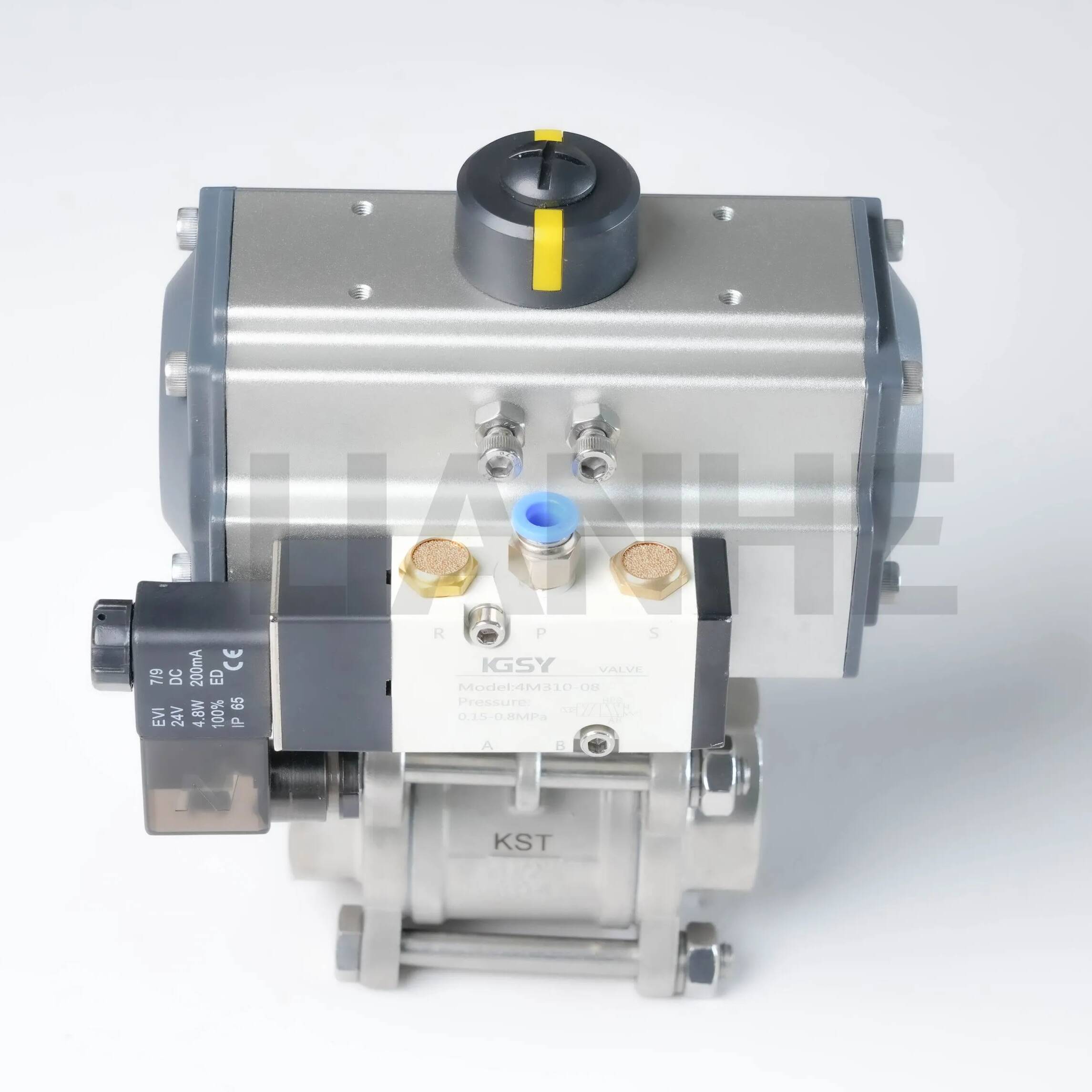 Electric-Actuated 3-Piece Thread Ball Valve for Automated Systems