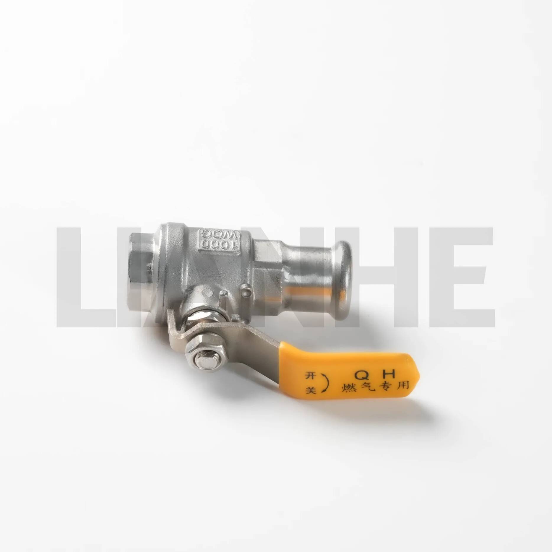 High-Reliability Stainless Steel D-Type Press Female Thread Ball Valve