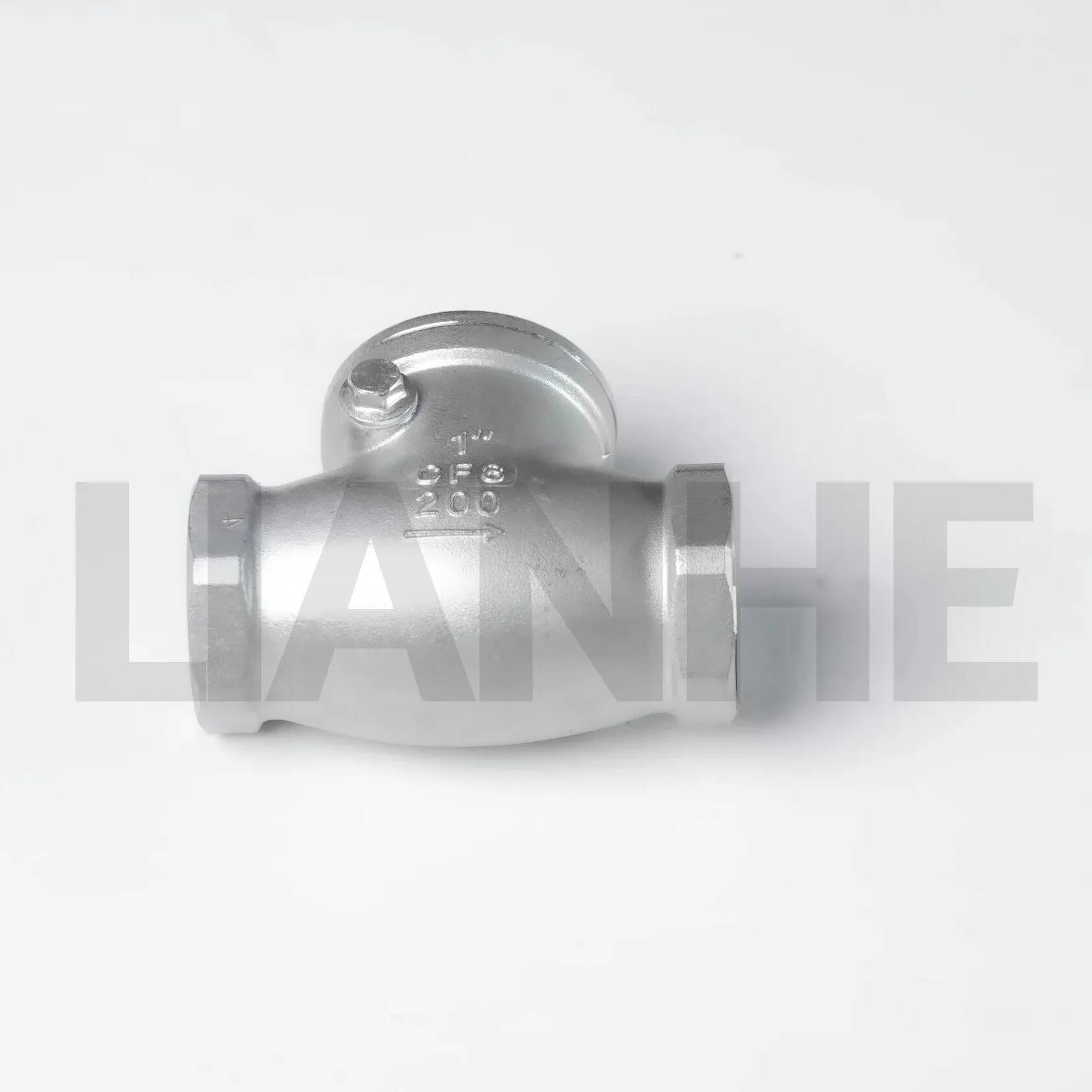 Stainless Steel Horizontal Check Valve With Threaded Connection