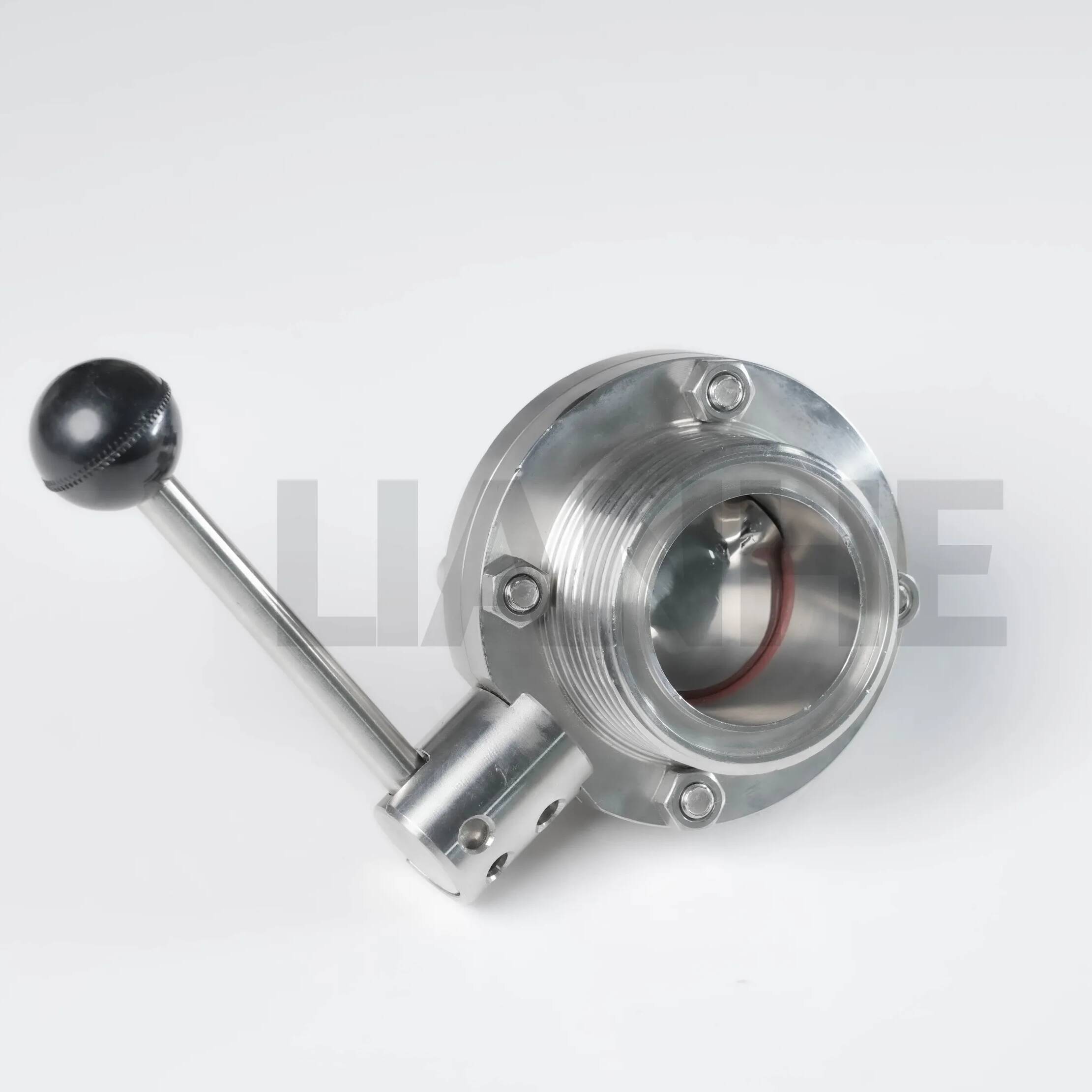 Stainless Steel Sanitary Threaded Butterfly Valve
