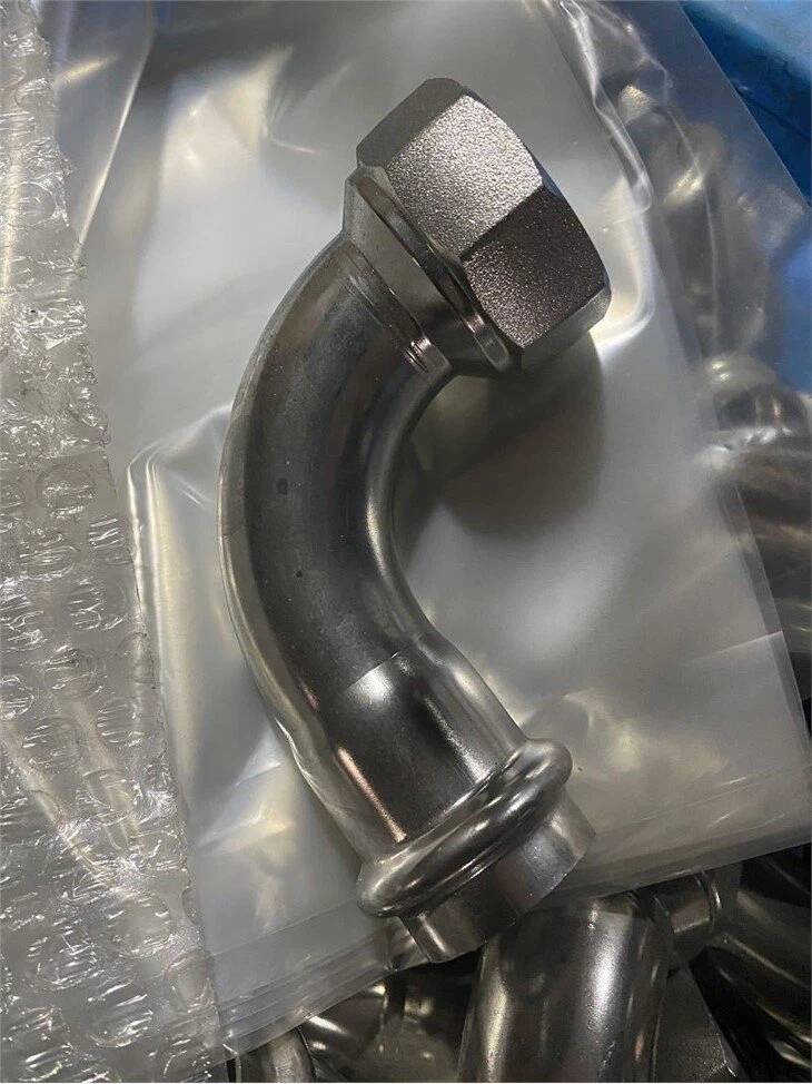 Female Thread Press 90DEG Elbow
